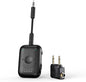 MEE audio Connect Air Pro Bluetooth Wireless Audio Transmitter & Receiver for AirPods or Bluetooth Headphones, 2-in-1 Adapter with Detachable Cable 3.5mm Aux Audio Jack for Airplanes, Auto, Gym, Black