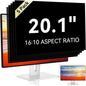 [5-Pack] 20.1 Inch Computer Privacy Screen for 16:10 Widescreen Monitor, Anti Glare Anti-UV Eye Protection Desktop PC LED Monitor Filter, Removable Anti-Scratch Screen Film 20in