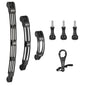 HSU Aluminum Alloy Curved Extension Arm Kit (7.9”/5.3”/3”) (Black)