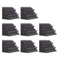 8 Pack - Bass Traps Acoustic Foam Corner, 8''x8''x12'' Black Bass Traps Corner Studio Foam, High Density and Fire-Proof Acoustic Panels Recording Studio Acoustical Treatments