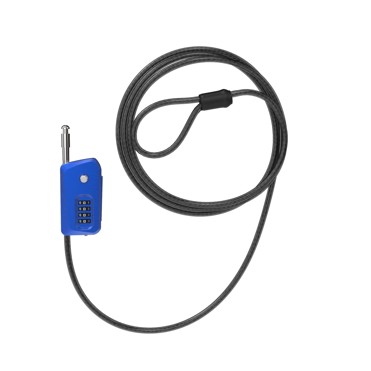 UP Security 6ft Python Cable Lock for Bike, Bicycle, Electric Scooter, Trail Camera, 4 Digit Combination Lock Outdoor Use, Heavy Duty Anti Theft, Retractable Locking Cable for Trail Cam, eBike, Kayak