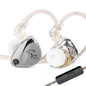 KZ EDX Pro in Ear Monitor Headphones KZ IEM Earphones Dual DD HiFi Stereo Sound Stage Earphones Wired Noise Cancelling Gaming Earbuds for Musicians Singer Audiophiles