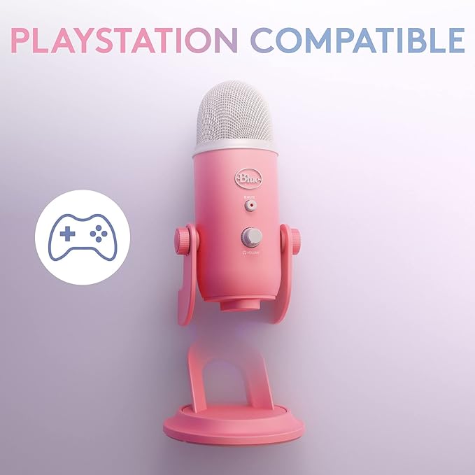 Logitech for Creators Blue Microphones Yeti USB Microphone (Pink Dawn) Aurora Collection