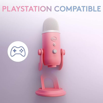 Logitech for Creators Blue Microphones Yeti USB Microphone (Pink Dawn) Aurora Collection