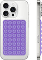 Silicone Suction Phone Case Mount, Non Slip Suction Cup Phone Mount, Phone Accessories Holder for Selfies and Videos, Silicon Adhesive Phone Stand Sticky for Cell Phone Purple