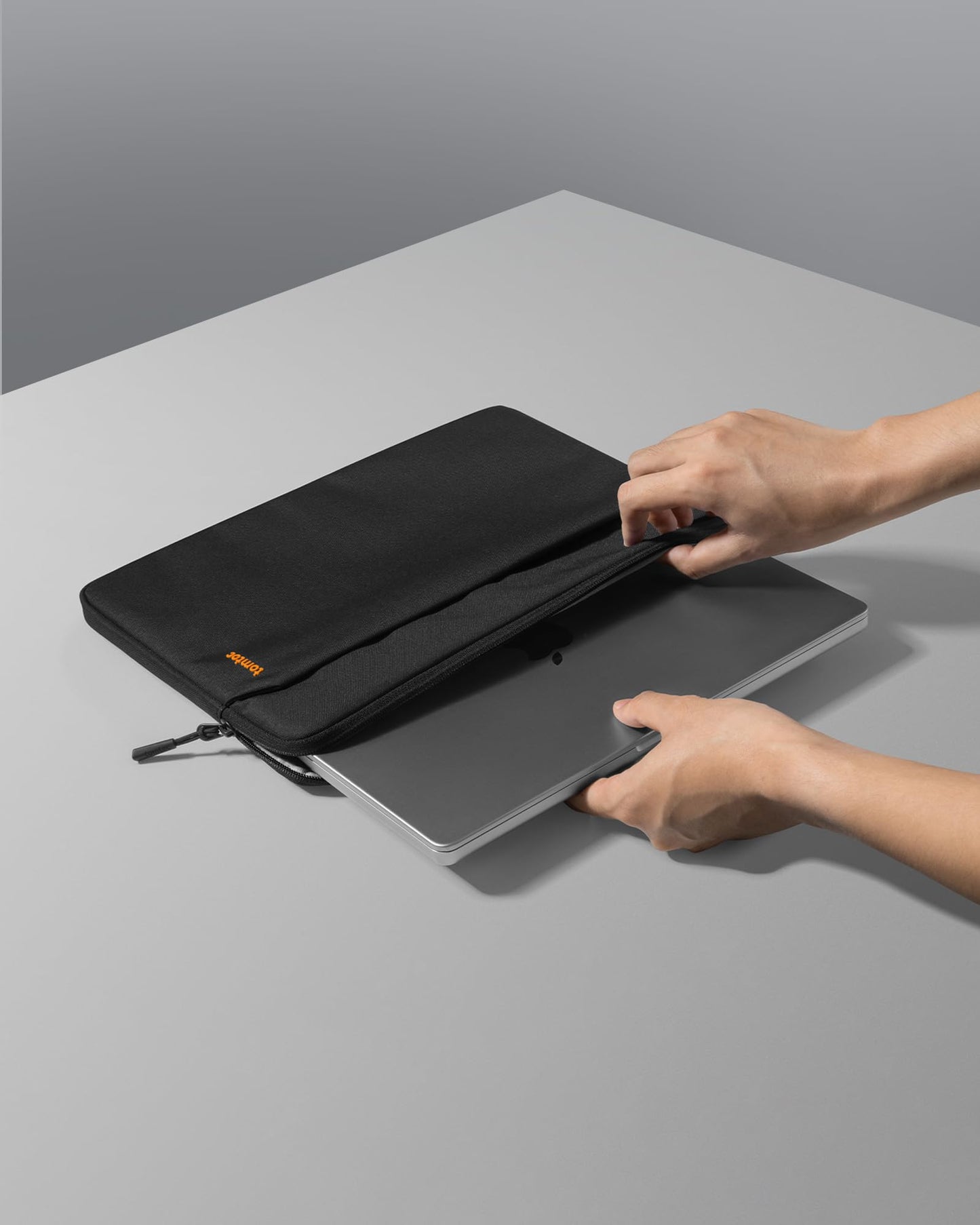 tomtoc Slim Laptop Sleeve for 15-inch 2026 New MacBook Air M5/A3448, M4/A3241, M3/M2, 15 Inch Microsoft Surface Laptop AI PC/7/6, Dell XPS 15 Plus, Recycled Water-Resistant Protective Case Bag