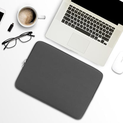 RAINYEAR 11-11.6 Inch Laptop Sleeve Protective Case Soft Lining Carrying Bag Padded Zipper Cover Compatible with 11.6" MacBook Air for 11" Notebook Computer Tablet Chromebook (Gray, Upgraded Version)