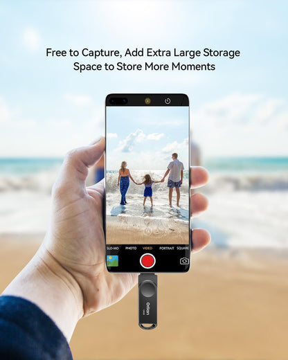 Orlian 2PCS 128GB USB C Flash Drive for Phone, Dual USB 3.0 Phone Thumb Drive Type-C & USB-A, up to 110MB/S Metal Waterproof Swivel Memory Stick for iPhone 15/16/17, Android, Tablet, Computer PC