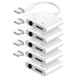 Seulliya USB C to 3.5mm Headphone Jack and Charger Adapter, 2-in-1 Audio & Fast Charging Splitter for Apple iPhone 17/16/15/Pro/Pro Max, iPad, Samsung, Pixel, and More 2Pack