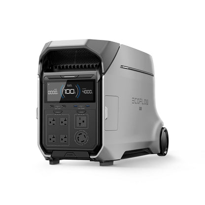 EF ECOFLOW Power Station 4096Wh DELTA Pro 3 with 400W Portable Solar Panel