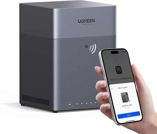 UGREEN NAS DH4300 Plus 4-Bay, Support Capacity up to 128TB (Diskless)