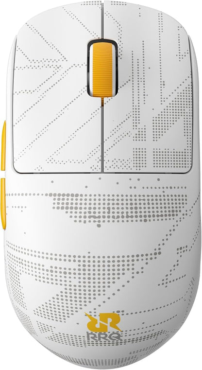 Pulsar x RRQ X2H Wireless Gaming Mouse, Limited Color Edition, Ultra Lightweight 1.90 oz (54 g), Symmetrical, Optical Switch, 26000 DPI, PAW3395 Sensor (Medium, RRQ Edition)