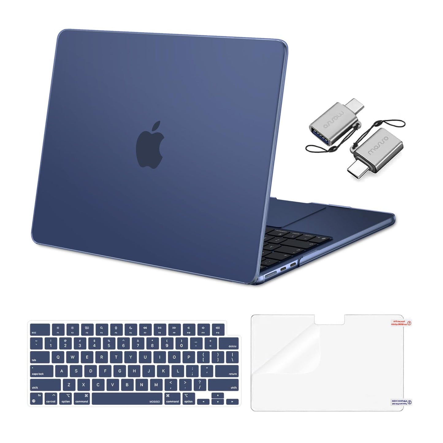MOSISO Compatible with MacBook Air 13 inch Case M5 2026 M4 M3 M2 2025-2022
