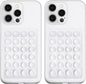 LvShuLiangPin Anteel 2 Pack Silicone Suction Phone Case Mount, Silicon Adhesive Phone Grip for Smartphones, Hands-Free Mirror Shower Phone Holder for Selfies