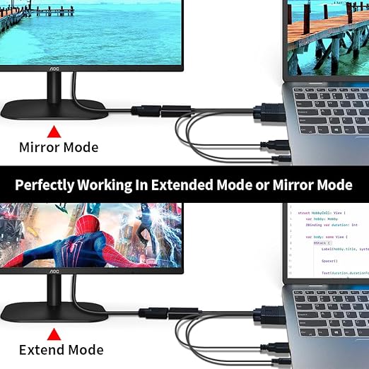 VGA (Sources) to HDMI(Display) Adapter, 1080P Converter with Audio+USB Power from VGA Computer/Laptop to HDMI TV/Monitor, Male to Female(1ft)