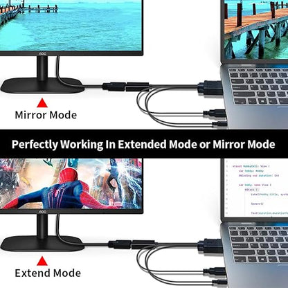 VGA (Sources) to HDMI(Display) Adapter, 1080P Converter with Audio+USB Power from VGA Computer/Laptop to HDMI TV/Monitor, Male to Female(1ft)