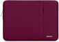 MOSISO Laptop Case 12.3 inch, 11.6-12.3 inch Laptop Sleeve Compatible with MacBook Air 11.6, Acer HP Dell Lenovo Samsung, Surface Pro, Polyester Vertical Computer Sleeve Bag with Pocket, Wine Red