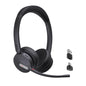 Yealink BH70 Wireless Bluetooth Headset with Microphone for Work, up to 35h Talking Battery Life, 3-Mic, 147g Lightweight Microsoft Teams Certified Headphone for Open Office, USB-C to A