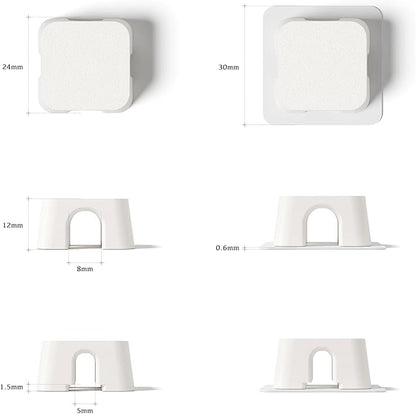 Magnetic Cable Organizer – Desktop Multipurpose Cord Keeper & Cable Management Clip for Home & Office