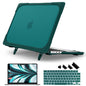 Batianda Heavy Duty Case for MacBook Air 13.6 inch with Stand,Lavender Grey