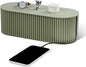 Cable Management Box Large Cable Organizer Box for Power Strips, Surge Protectors, Chargers, Adapters, TV Computer Wires Cable Hider Organizer Box with Cable Ties，Wire Ties - Green