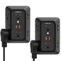 USB Wall Charger Outlet Extender Surge Protector with 4 USB Ports (2 USB C) Plug Extension Multiple Outlets Plug in Adapter Spaced Outlets for Home Office Travel,White ETL (White)-ETL