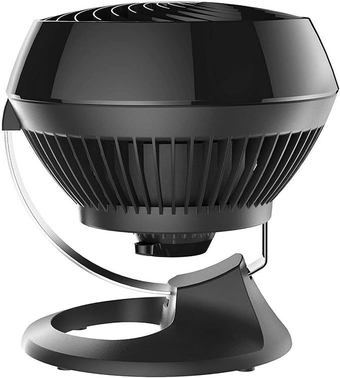 Vornado 460 Whole Room Air Circulator, Small Fan with 3 Speed Settings, Powerful Cooling Fan, Adjustable Tilt, Easy to Clean, Quiet for Home, Office, Bedroom, Black