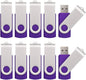 10 Pack 8GB USB Flah Drive USB 2.0 Pen Drive-Purple