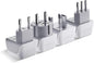 Ceptics European Plug Adapter 4 Pack Set, USA to Europe, Italy, Germany, England, Spain, Italy, Iceland, France (Type C, E/F, G, L) - for Your Cell Phones, Tablets, iPhone, Camera (CT-EU-4SET)