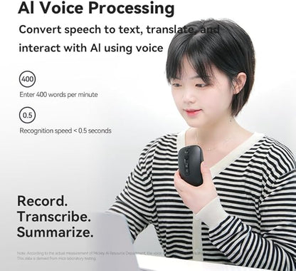 M4 Wireless Smart Ai Mouse For Pc Laptops,One-Touch Voice Input, Ai Assistant, Meeting Recording, Screenshot Translation, And Multi-Language Compatibility, Is A High-Performance Office Device.