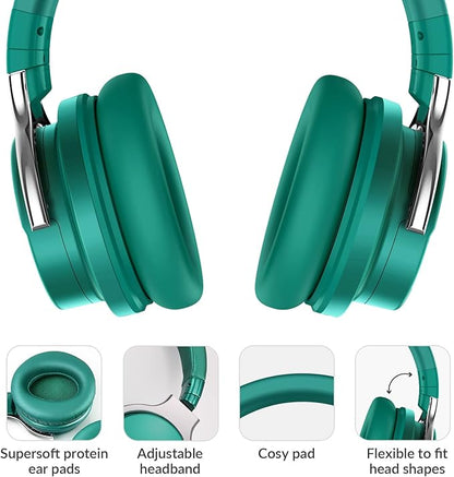 Million Sold 10 Years Classic E7 Active Noise Cancelling Headphones with Upgraded Noise Cancellation, Bluetooth Headphones Wireless with HD Sound Vivid Deep Bass, for Home Office Travel Birthday Gift