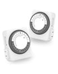HBN Indoor Outlet Timer, 24 Hour Mechanical Plug Dual Outlets 2 Pack