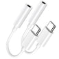 USB Type C to 3.5mm Female Headphone Jack Adapter 2 Pack, USB C to Aux Audio Dongle Cable Cord Compatible with iPhone 16 15 Series, S24/S23 Ultra, iPad Pro, MacBook, Pixel XL More Type-C Devices