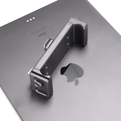 Full Metal Tablet Tripod Holder – Compatible with iPad mini, Air, Pro | 1/4" Screw & ARCA Dovetail Mounts | Universal Tablet Clamp Adapter