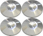 Preffair 4Pcs Stainless Steel Audio Speaker Spike Pads Mats Speaker Isolation Stand Feet Cone Shock Floor Protector Base for HiFi Turntable Subwoofer Loudspeaker Amplifier CD DVD Player