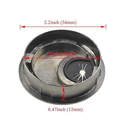 HAHIYO 2Pcs 2Inch/50mm Bronze Zinc Alloy Desk Grommet Wire Grommet Cable Management Cord Hole Cover Desk Wire Hole Insert Wire Organizer for Computer Office Home School Equipment Systems