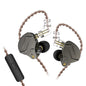 KZ ZSN Pro Dual Drivers 1BA 1DD in Ear Earphones HiFi Power Bass Earbuds Headphones High Clarity Sound Wired Earphones with Detachable Cable for Audiophile Musician