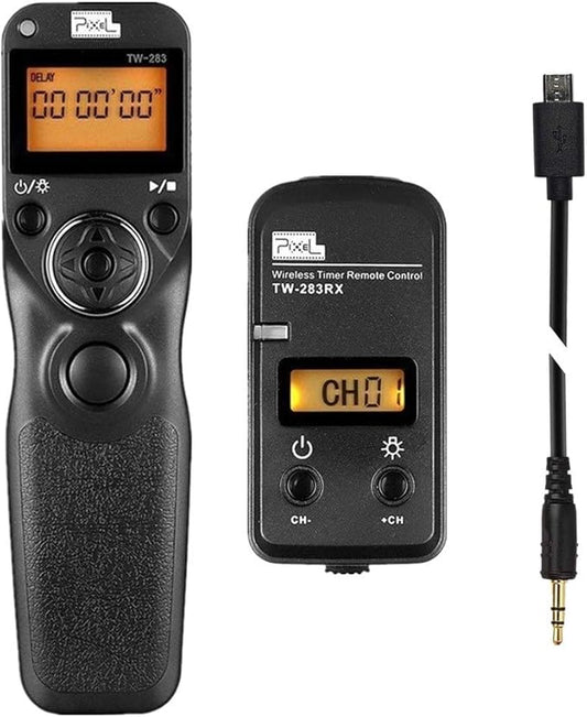 Pixel Intervalometer Shutter Release Remote Control TW283-90 for Fujifilm