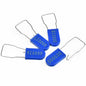 LeadSeals 50PCS Plastic Padlock Security Seals Metal Wire Padlocks Electric Meter Lockout Tags Self-Locking Numbered Anti Tamper Seal Lock Green