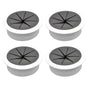 BOPOREAE 2 Pcs Desk Grommet 2-3/8" (60mm), Desk Hole Cover for Cables