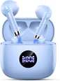 Jxrev Wireless Earbuds Bluetooth 5.4 Headphones Noise Cancelling, Bluetooth Earbuds with Dynamic Drivers Stereo, Earphones Wireless, 40H Playtime and LED Power Display, in Ear Buds for Android iOS