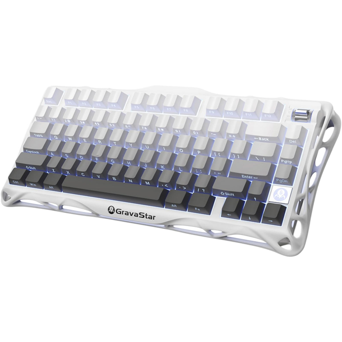GravaStar Mercury K1 75% Wireless Mechanical Gaming Keyboard RGB Backlit