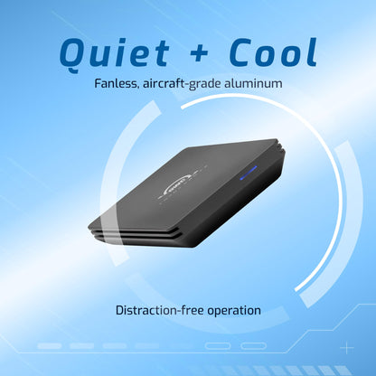 OWC Envoy Pro FX 2TB Thunderbolt 40Gb/s + USB-C 10Gb/s Portable NVMe SSD