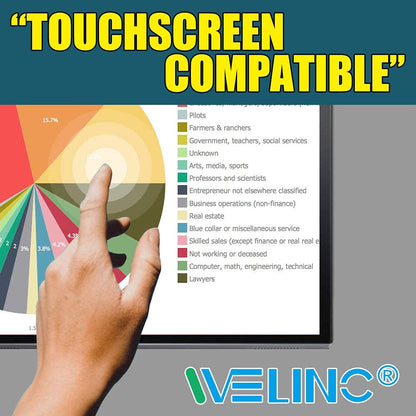 WELINC 11.6 Inch for MacBook 11 inch Black - 16:9 Aspect Ratio - Width 10.12 inch (257 mm), Height 5.67 inch (144 mm) - Laptop Privacy Screen Filter for Widescreen Laptop for Data confidentiality
