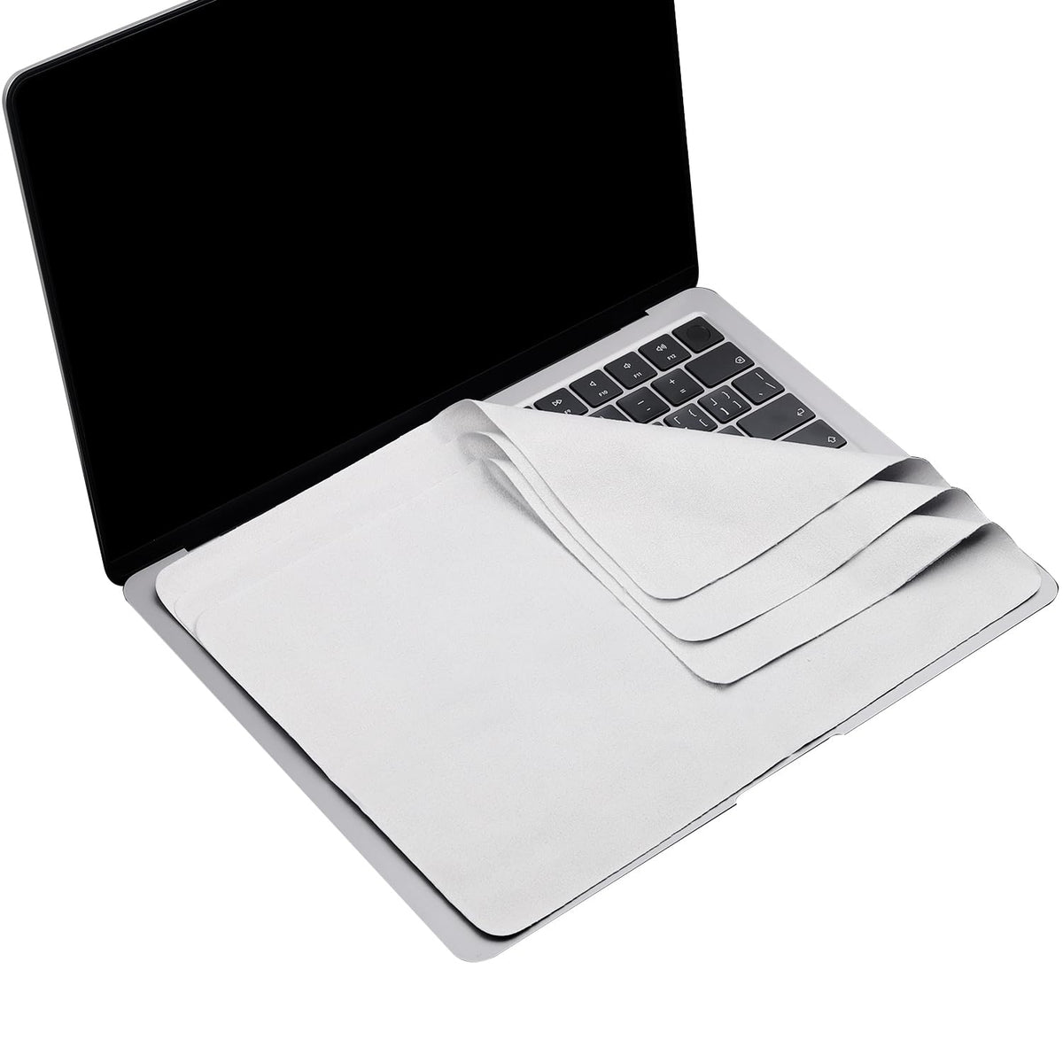 2 Pack Microfiber Liner Cleaning Cloth Screen Keyboard Imprint Protection for MacBook Neo/Pro/Air 13" 14" (2018-2026), MacBook Neo 13/MacBook Air 13 M4 M3 M2 M1/MacBook Pro 14 (M5- M1) Accessories
