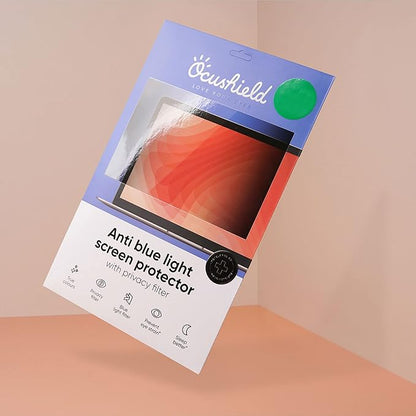 Ocushield 21” (16:10) Premium Anti Blue Light Screen Protector with Privacy Filter for Laptops and Computer Monitors - Anti-Glare - Easy Install - Anti-Fatigue