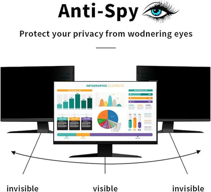 34 Inch Computer Privacy Screen for 21:9 Aspect Ratio Widescreen Monitor,Removable Anti Spy Data Confidentiality Security Privacy Protector Film,Anti Blue Light Glare Monitor Privacy Filter