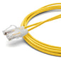 TRUECABLE Cat6 Component Rated Patch Cable, Unshielded (U/UTP), 10ft, Yellow, 28AWG Stranded Pure Copper, Snagless 10G High-Speed Ethernet Cable, PoE++ 4PPoE 100W, UL Listed, RoHS-3, 1 Pack