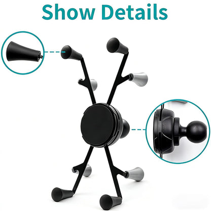 Strg Tablet Mount with U-Bolt Base for Rails 0.5'' to 1.25'' in Diameter