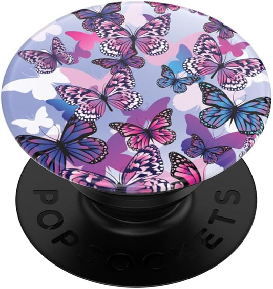 PopSockets Adhesive Phone Grip, Holder, Phone Stand, Butterfly - Flutterby